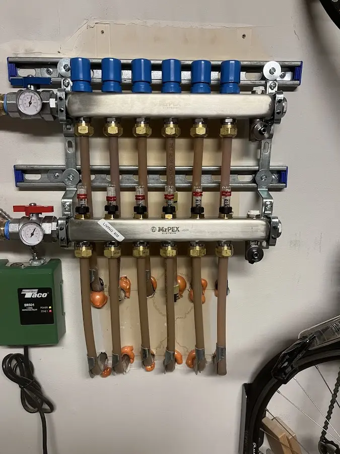 Plumber performing Gas Line Installation at a residential property in Boynton Beach